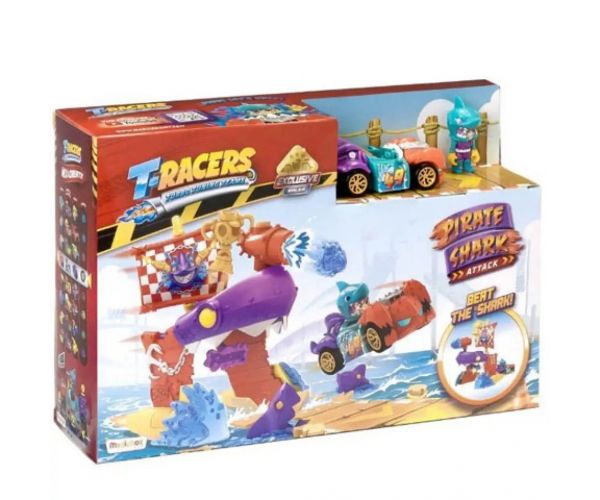 T-Racers: Pirátsky útok so žralokmi hrací set