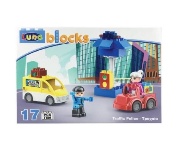 Blocks: Dopravný policajt 17 ks stavebnica
