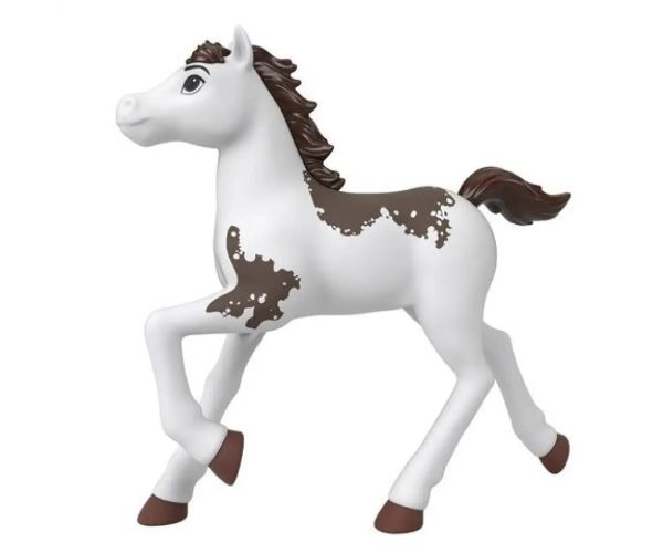 Divoký: Bielo-hnedý Knabstrupper pony - Mattel
