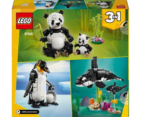 LEGO® Creator: Divoké zvieratá: Rodina pandy (31165)
