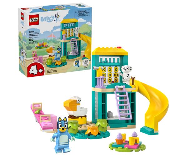 LEGO® Bluey™ a Chloe veselé dobrodružstvá na ihrisku (11201)