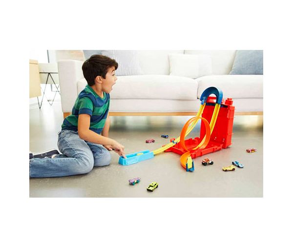 Hot Wheels Track Builder Benzínová kanister dráhová súprava - Mattel