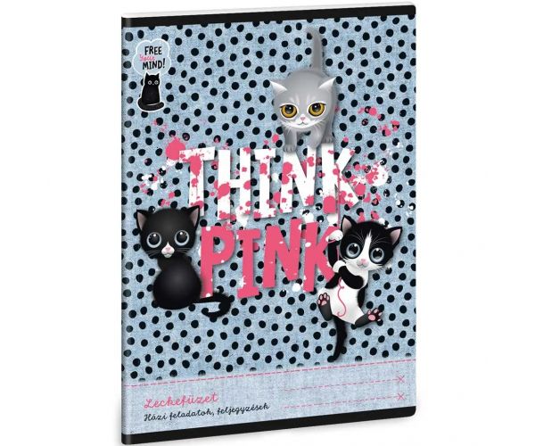 Ars Una: Think Pink zošit na domáce úlohy 38 strán A/5
