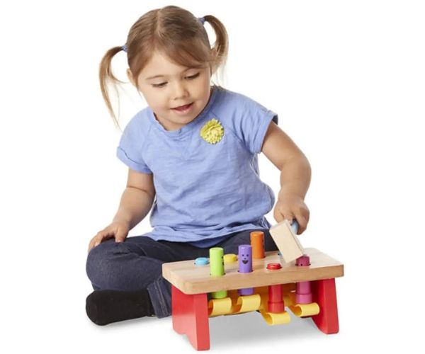 Hrací stôl drevený rozvojový - Melissa & Doug