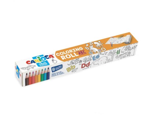 ABC valec na vymaľovanie s 8 ceruzkami - Carioca