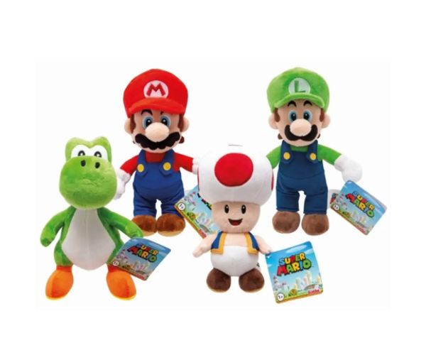 Super Mario: Plyšová figúrka vo viacerých variantoch 20cm 1ks