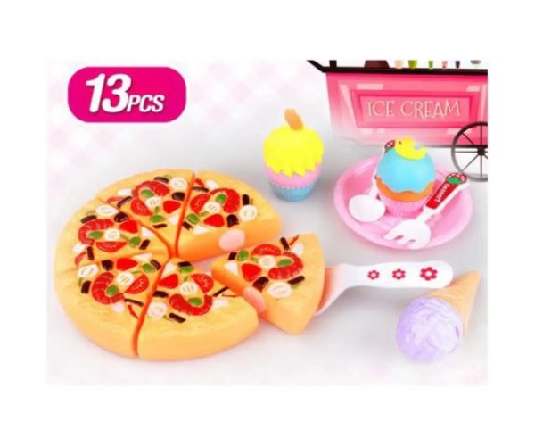 Pizza herný set so sladkosťami 13ks