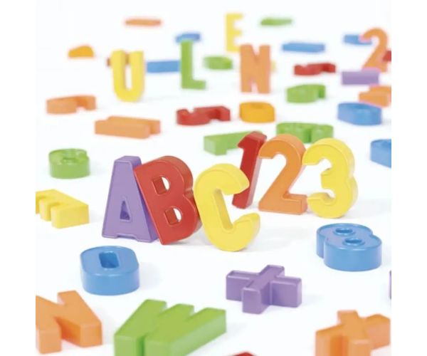 Quercetti: ABC + 123 magnetický set 106ks