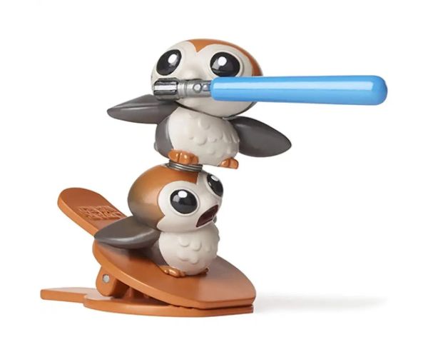 Star Wars Battle Bobblers Porgs vs Chewie figúrka na štipci - Hasbro