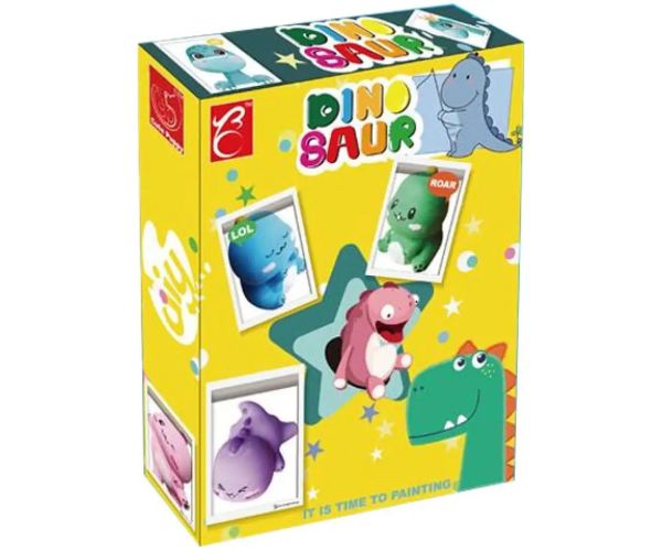 Dinosaurus figúrky na vymaľovanie, kreatívny set
