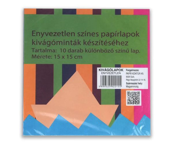 Súprava nelepivých výrezových listov 15x15cm 10ks