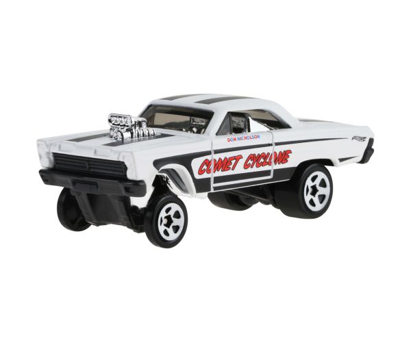 Hot Wheels: 65 Mercury Comet Cyclone biely autíčko 1/64 - Mattel