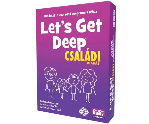 Lets Get Deep spoločenská hra - Rodinné vydanie