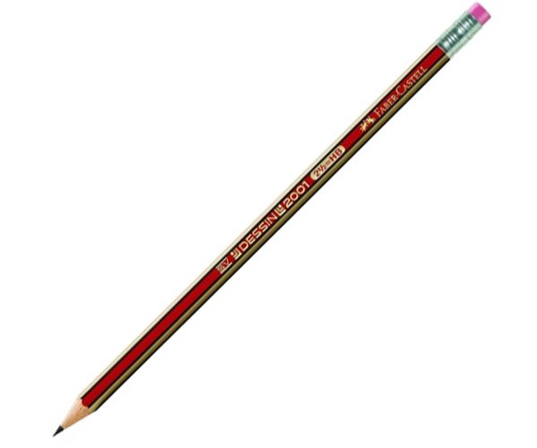 Faber-Castell: Dessin 2001 grafitová ceruzka s gumou HB 1 ks