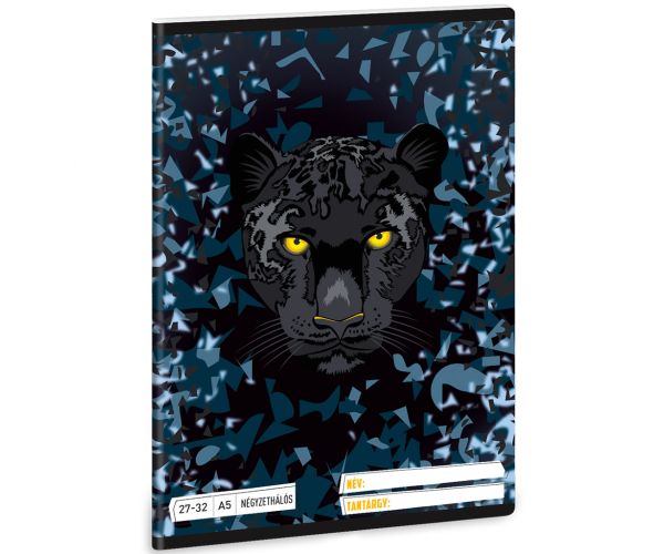 Ars Una: Black Panther kockovaný zošit A5 27-32