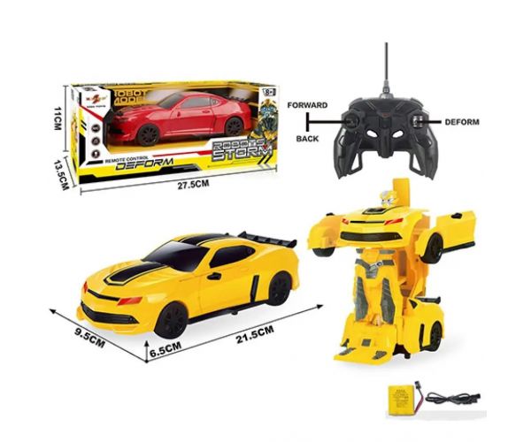 RC Športové auto Camaro, konvertibilný robot na diaľkové ovládanie, vo dvoch farbách