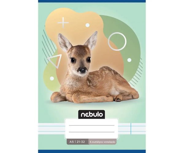 Nebulo: Zošit s motívom Bambi pre 4. ročník, linajkový, A/5, 21-32