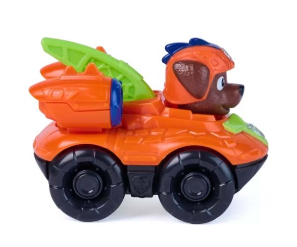 Labková patrola: Dino Movie Zuma mini pretekárske autíčko 6,4 cm - Spin Master
