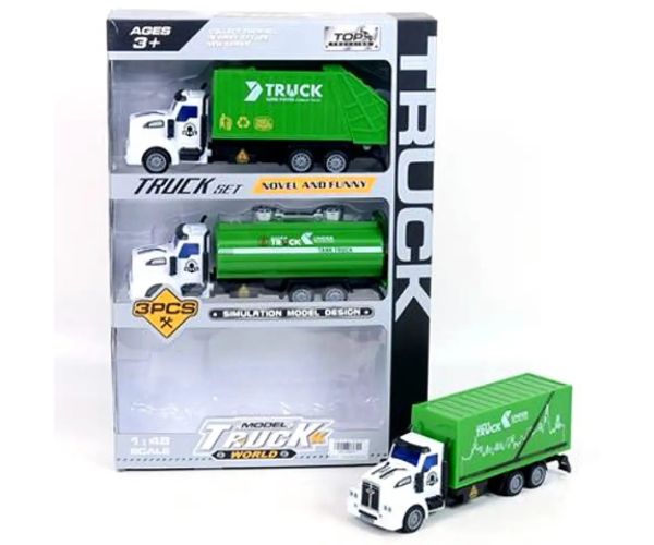 Naťahovací prepravný kamión trojdielny set 1:48