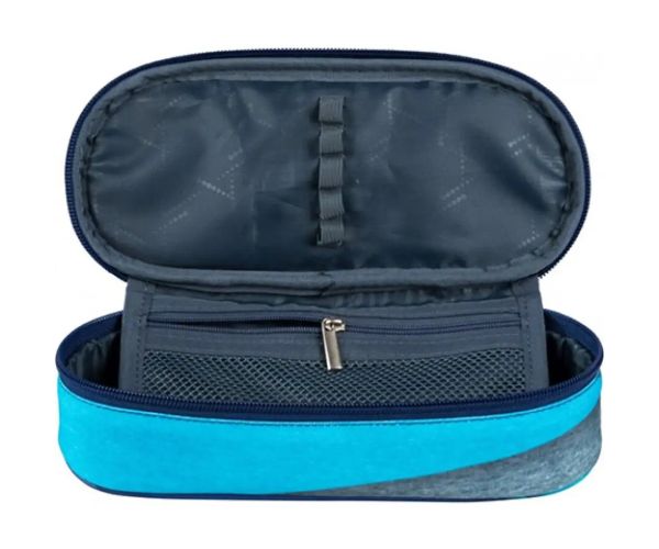 St.Right oválny peračník s modrým odtieňom 23 cm