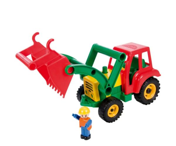 LENA: Traktor s čelným nakladačom a figúrkou 35 cm