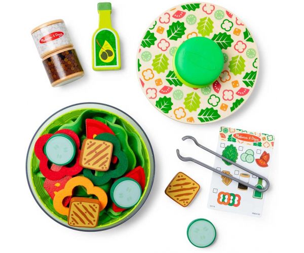 Melissa&Doug: Hrací set na krájanie šalátu - Spin Master