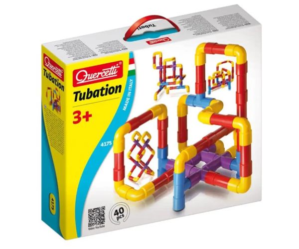 Quercetti: Tubation stavebnica rúr 40 ks