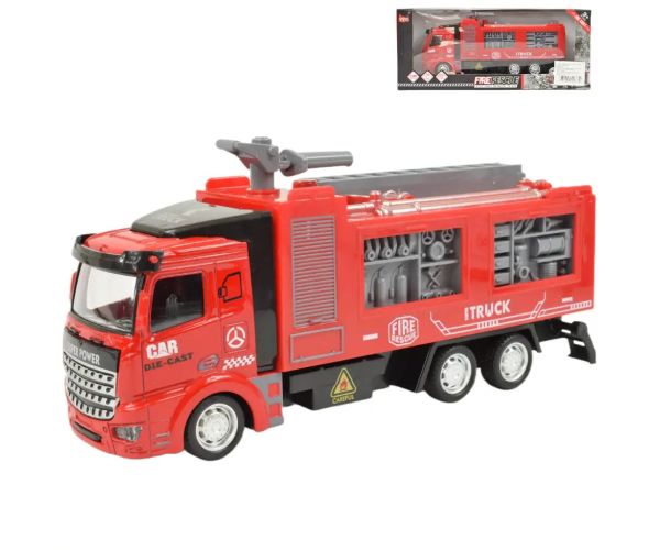 Fire Rescue: Hasičské auto so zotrvačníkom a vodným delom 19cm
