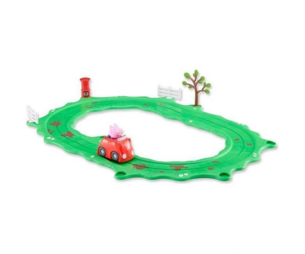 Whizz-Around Peppa prasiatko s červeným autom hračková sada
