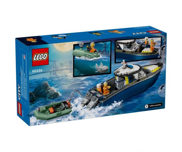 LEGO® City: Naháňačka s policajnou loďou (60456)