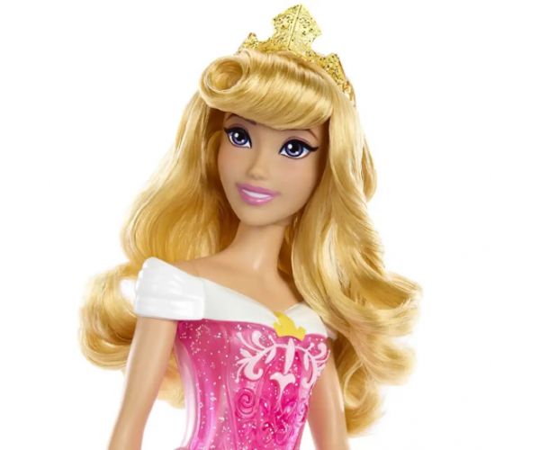 Disney Princess: Trblietavá Šípková Ruženka bábika princezná - Mattel