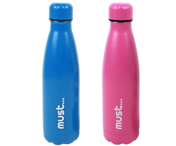 Must... Dvojstenná kovová fľaša 500ml vo dvoch variantoch