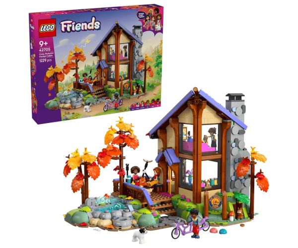 LEGO® Friends: Útulná chata v jesennom lese (42705)
