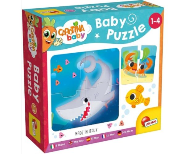 Carotina Baby: Puzzle morských zvierat