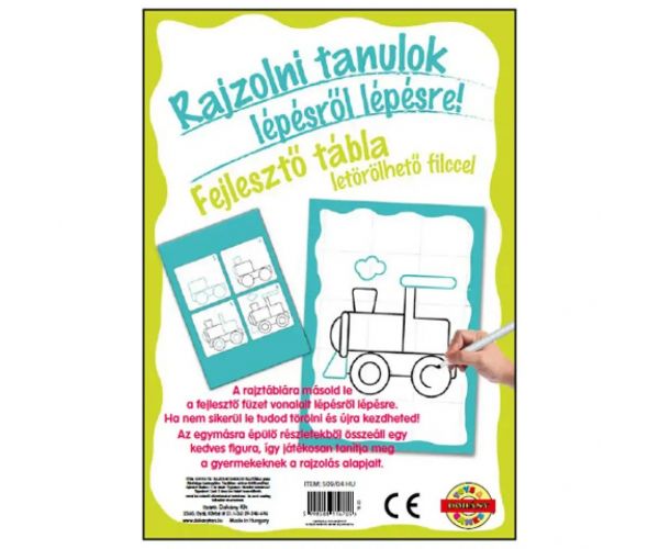Učím sa kresliť, rozvíjajúca tabuľa pre chlapcov