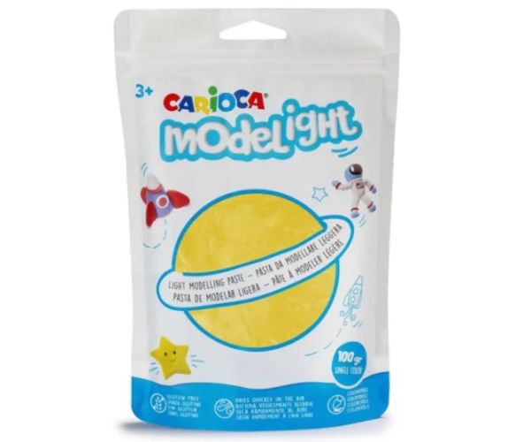 Modelight 50g žltá plastelína - Carioca