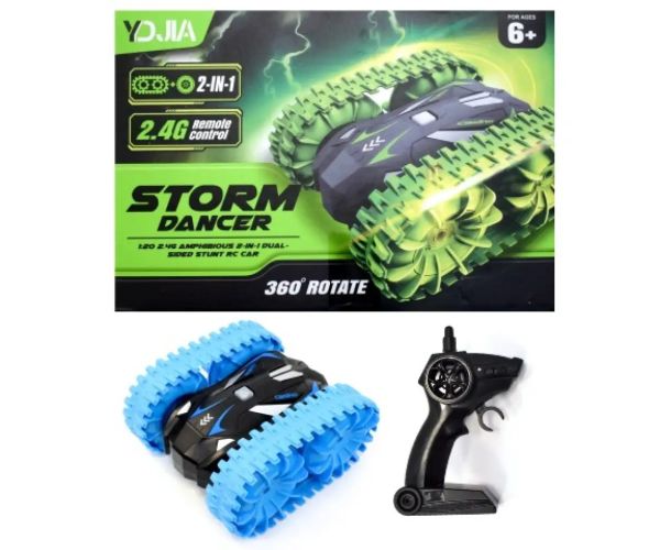 RC Storm Dancer 360: 2 v 1 amfibický diaľkovo ovládaný vozidlo s pásmi 2.4GHz v rôznych variantoch