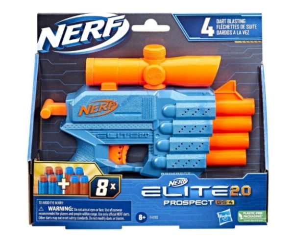 Nerf Elite 2.0 Prospect QS-4 penový zbraň - Hasbro