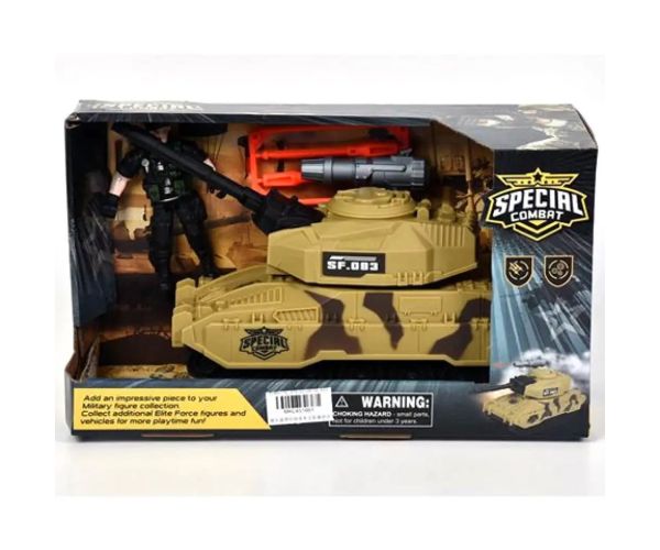 Special Combat terénny tank s akčnou figúrkou 26cm