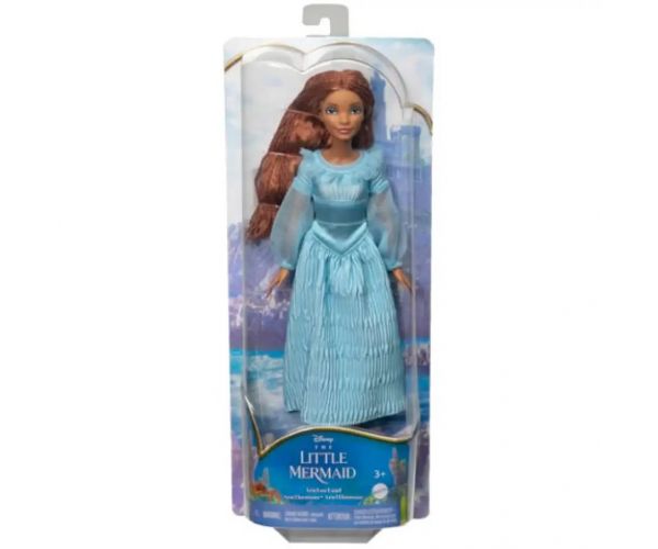Disney Malá morská víla: Ariel v modrých šatách 30cm - Mattel