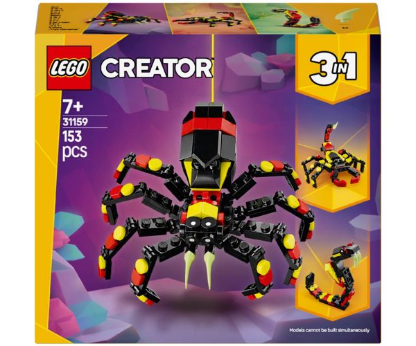 LEGO® Creator: Divoké zvieratá: Prekvapeniami plný pavúk (31159)