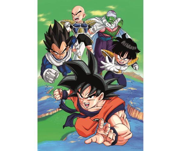 Dragon Ball Z Hrdinovia v akcii 1000 ks compact puzzle – Clementoni