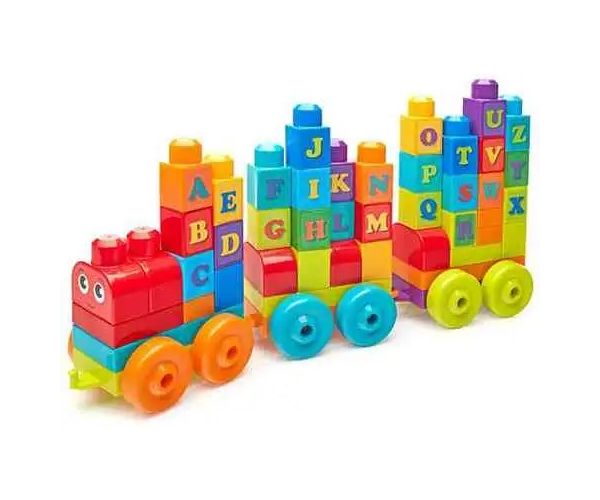 Fisher-Price: ABC hudobný vlak, stavebnica - Mega Bloks