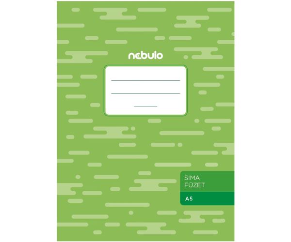 Nebulo: Špirálový zošit bez liniek A5