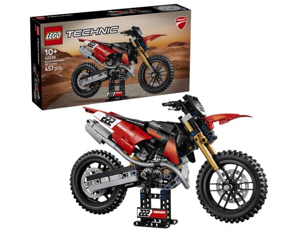 LEGO® Technic: Ducati Desmo450 MX Factory motocykel (42238)