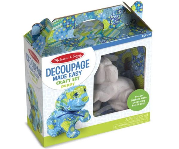 Malý psík decoupage set - Melissa & Doug