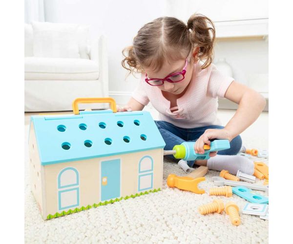 Melissa&Doug: Postav dom 56ks herný set - Spin Master