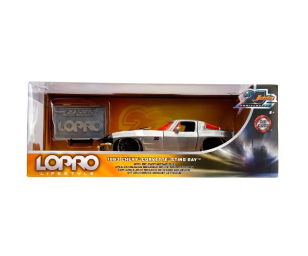 1963 Chevy Sting Ray kovové autíčko 1/24 - Simba Toys