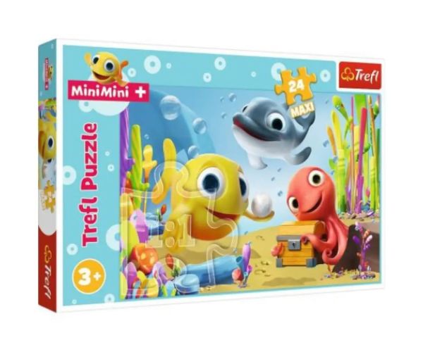 Veselé rybičky 24 dielne maxi puzzle - Trefl