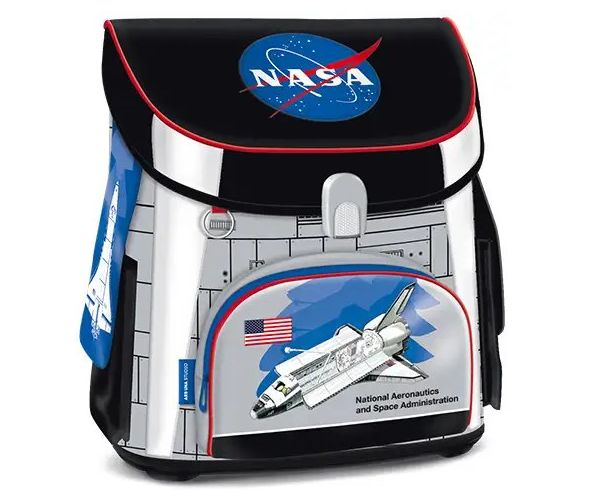 Nasa školská taška, batoh s magnetickým zámkom 33x41x24cm
